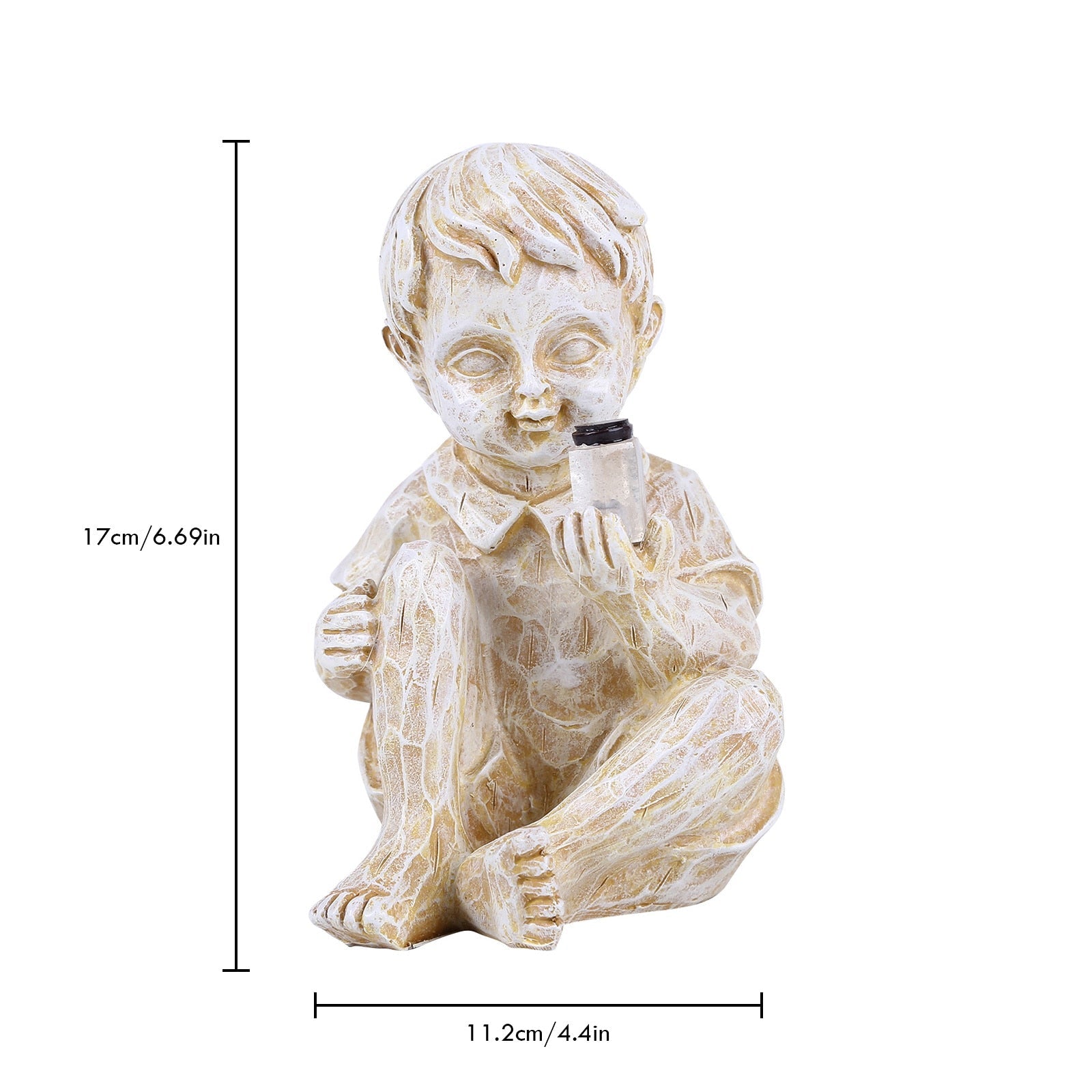 Kinderen met Zonnevlammetjes Tuinbeelden