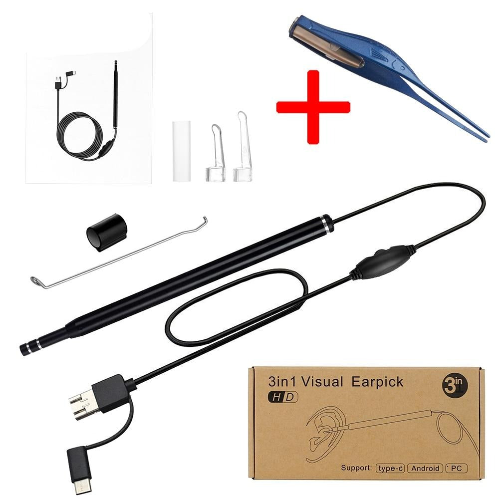 Live Ear Medicinale oor endoscoop.