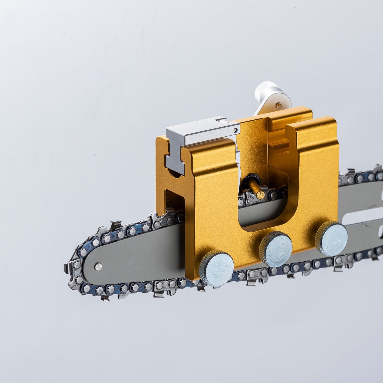 Draagbaar gereedschap voor kettingzaag-slijper