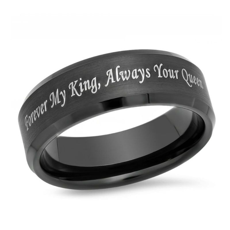 Zwarte Promise Ring