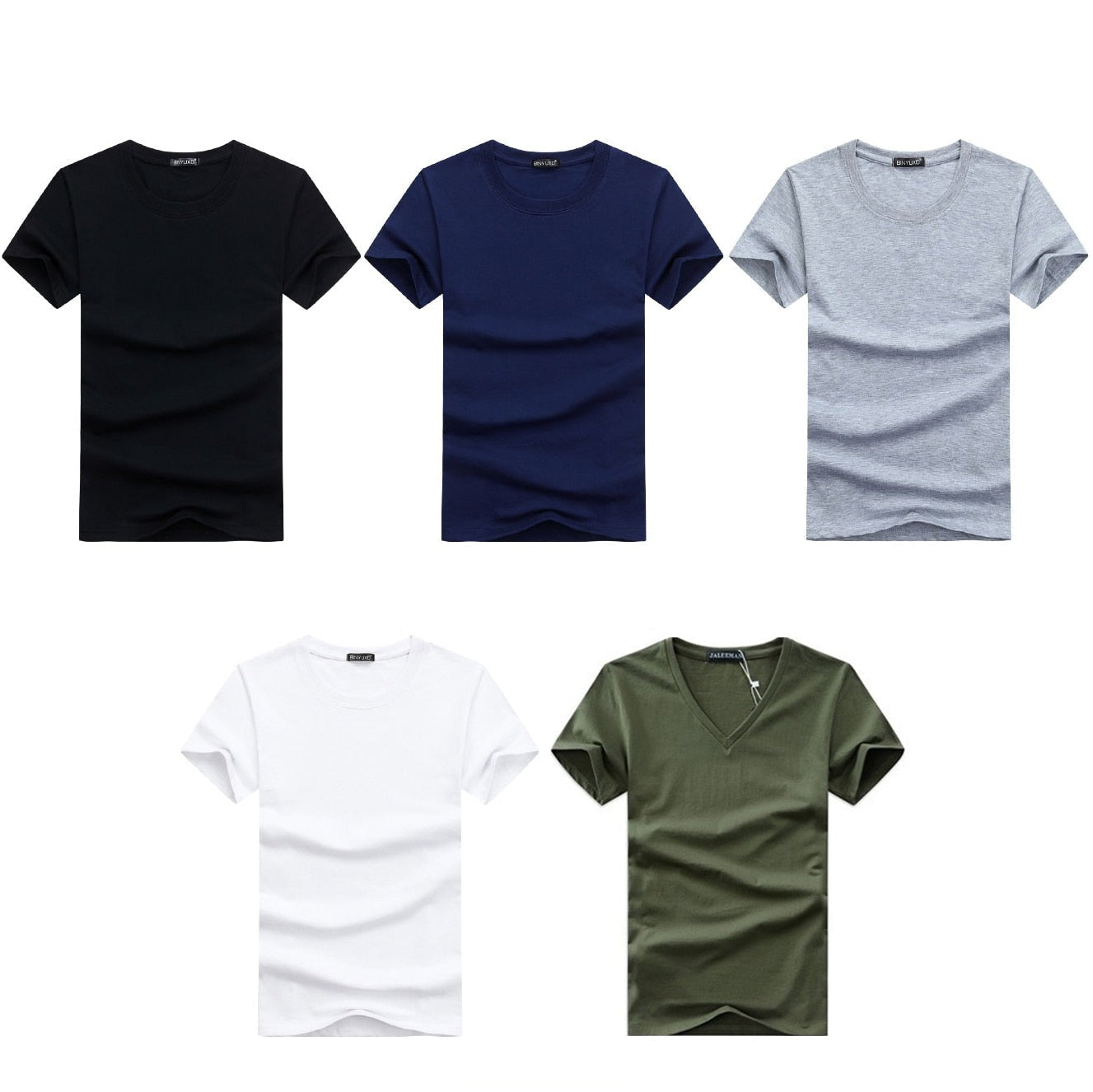 Heren Slim Fit V-hals T-shirt