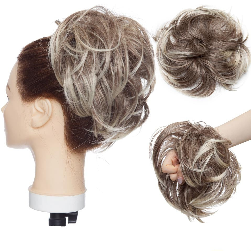 Rommelige knot haar scrunchie