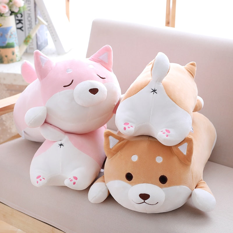 Shiba Inu Cartoon Pillow