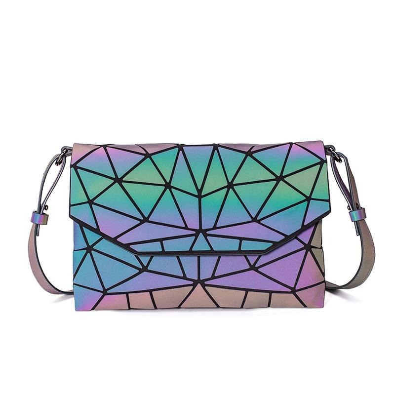 Geometrische Lichtgevende Crossbody Tas