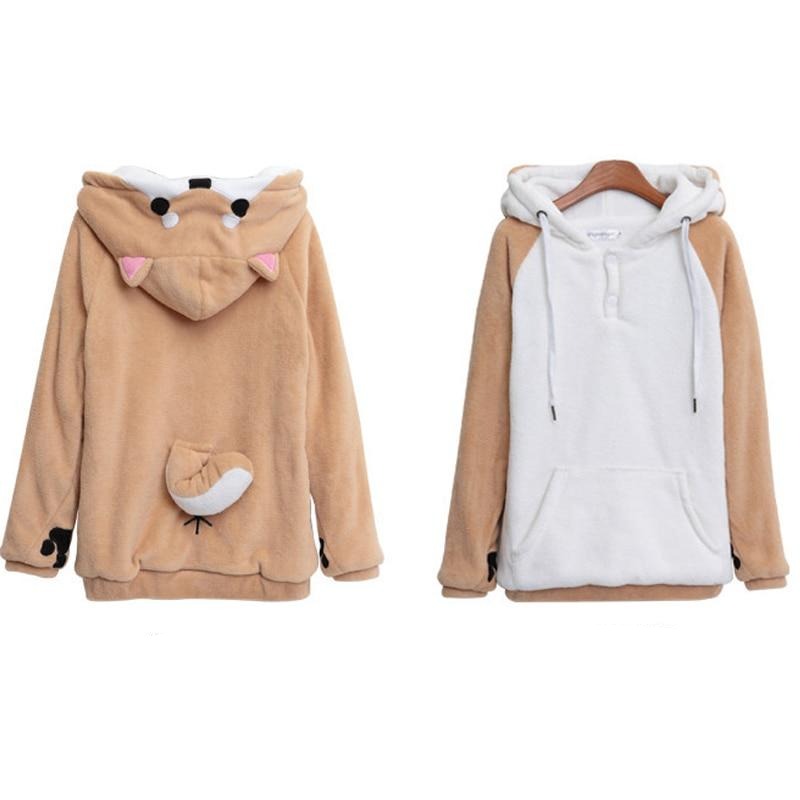 Shiba Inu Dog Cartoon Hoodie
