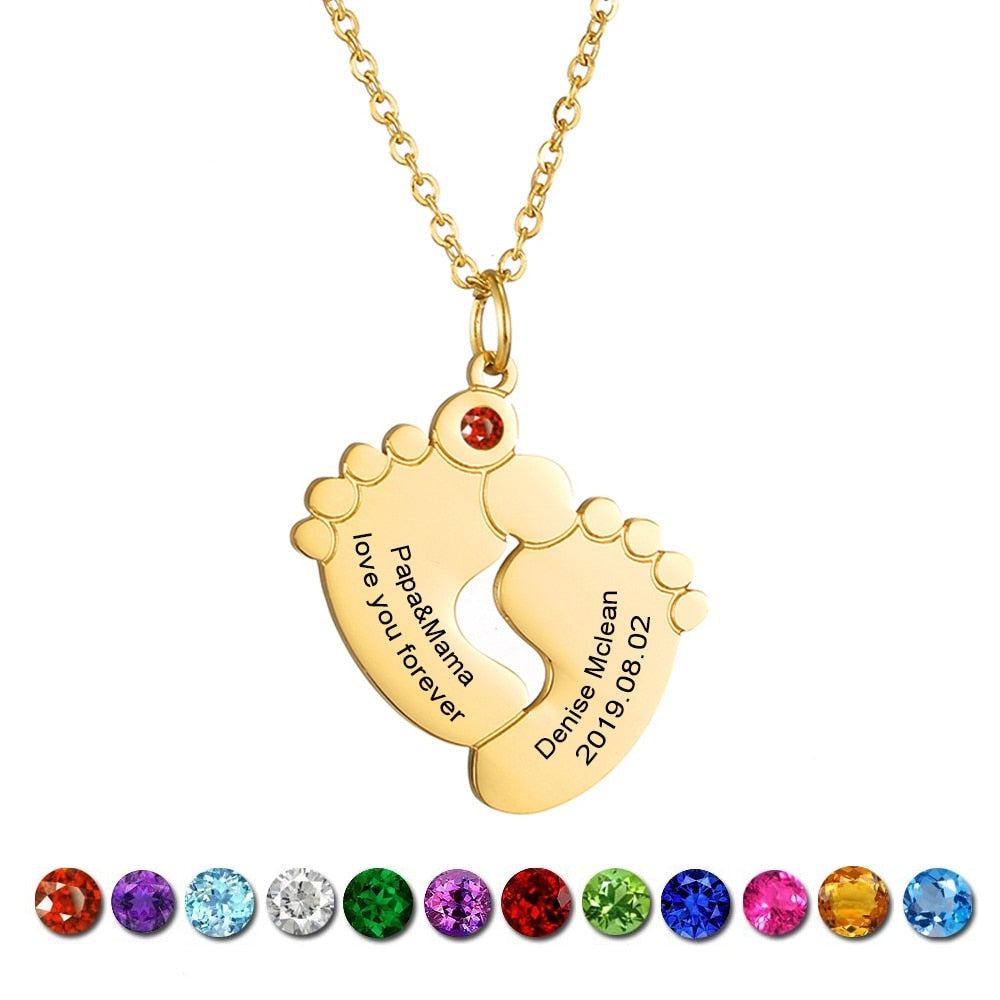 Custom Baby Voeten Halsband