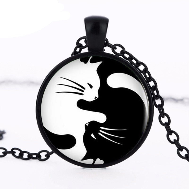 Kat Yingyang Ketting