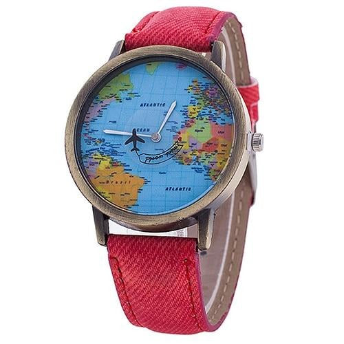 Vintage Traveler's Leather Watch