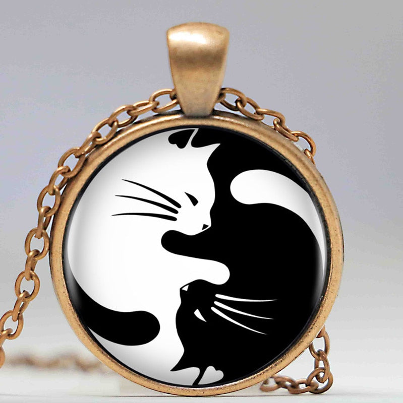 Kat Yingyang Ketting