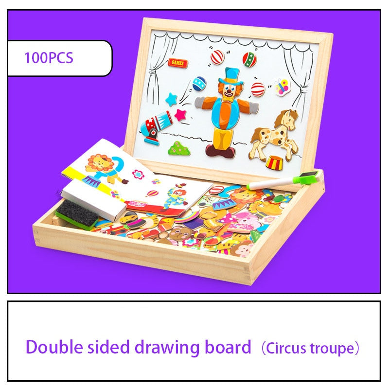 Teken & Puzzel - Educatief Magneetbord