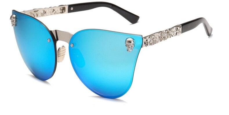 Unisex Schedel Zonnebril