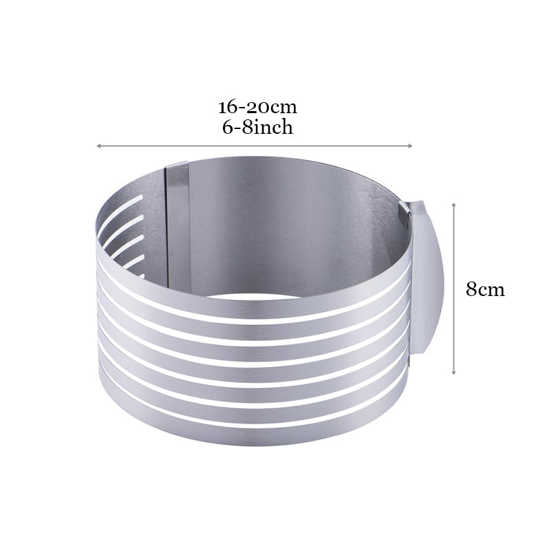 Verstelbare Roestvrij Stalen Taartsnijder