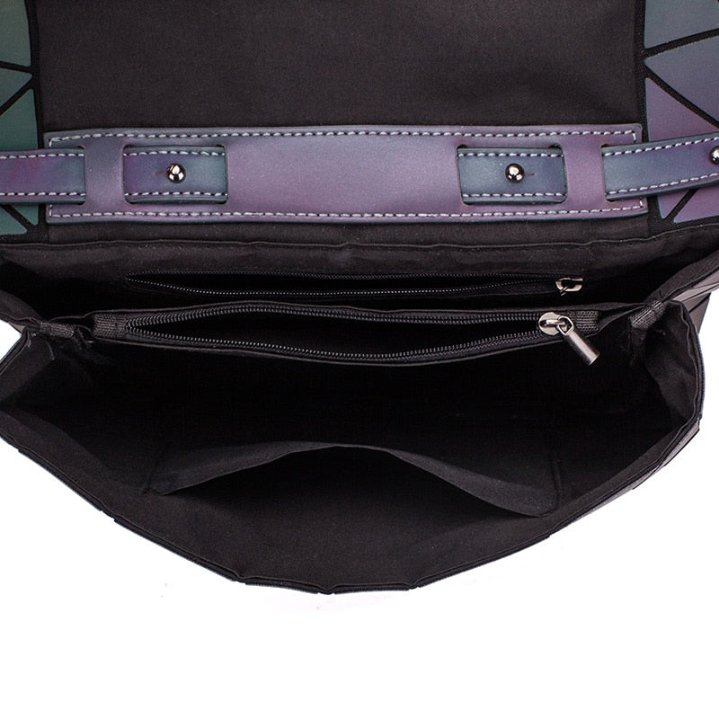 Geometrische Lichtgevende Crossbody Tas