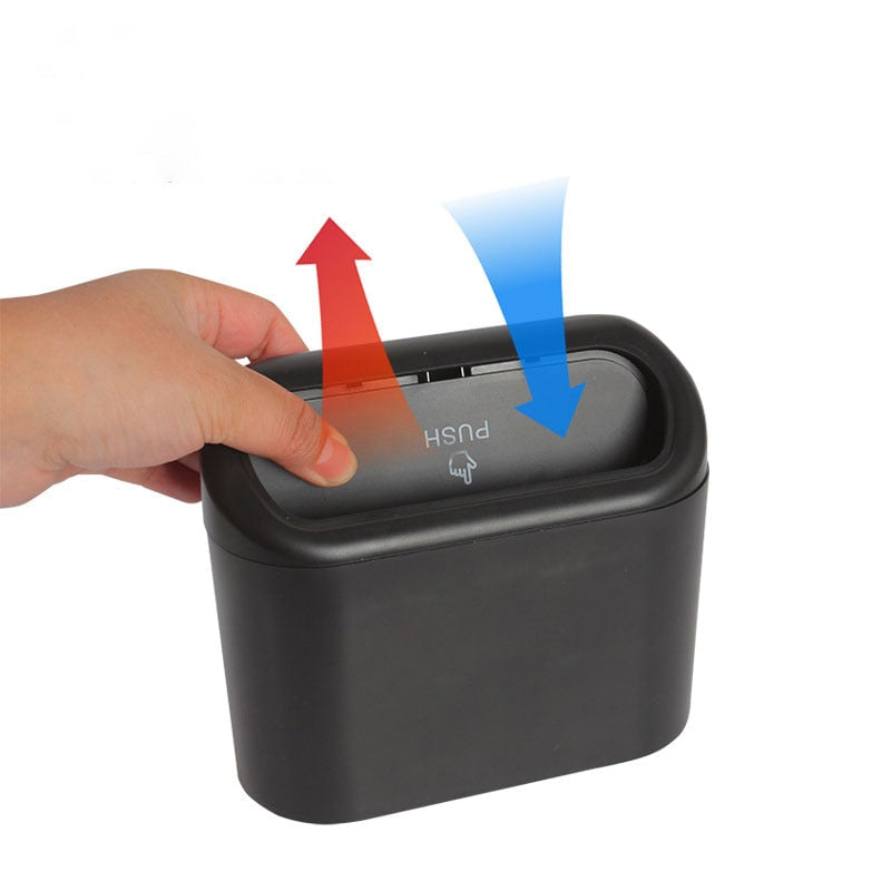 Vuilnisbak voor in de auto