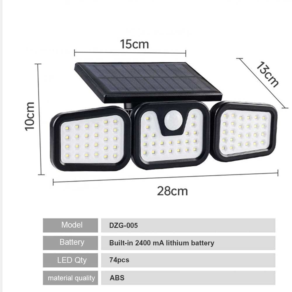 Waterdicht Zonnevloed Openlucht Licht