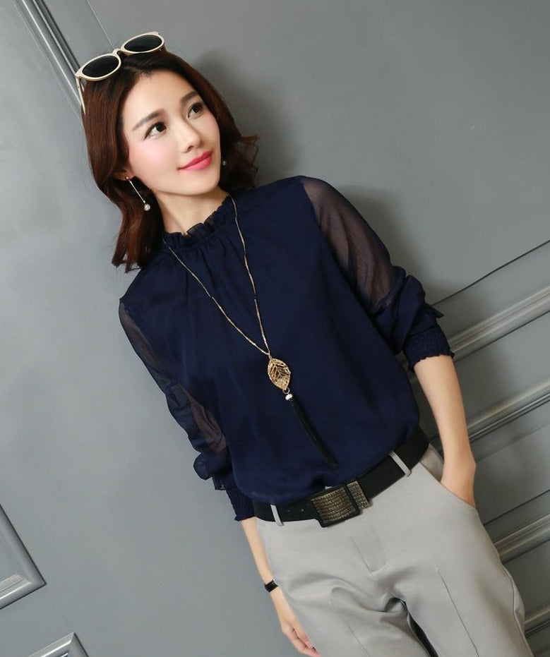 Elegante Chiffon Blouse