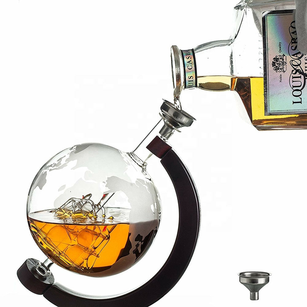Globe Whiskey Karaf Set