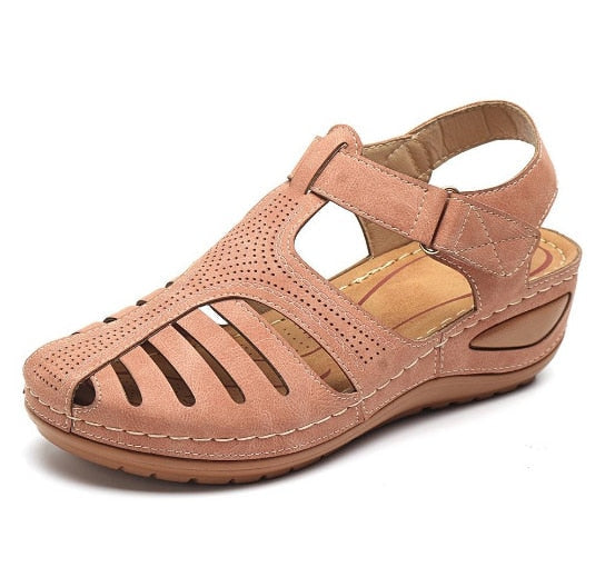 Lederen Retro Orthopedische Sandalen