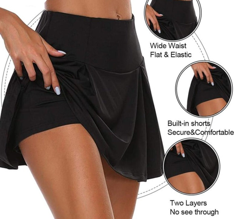 Workout Geplooide Korte Broek