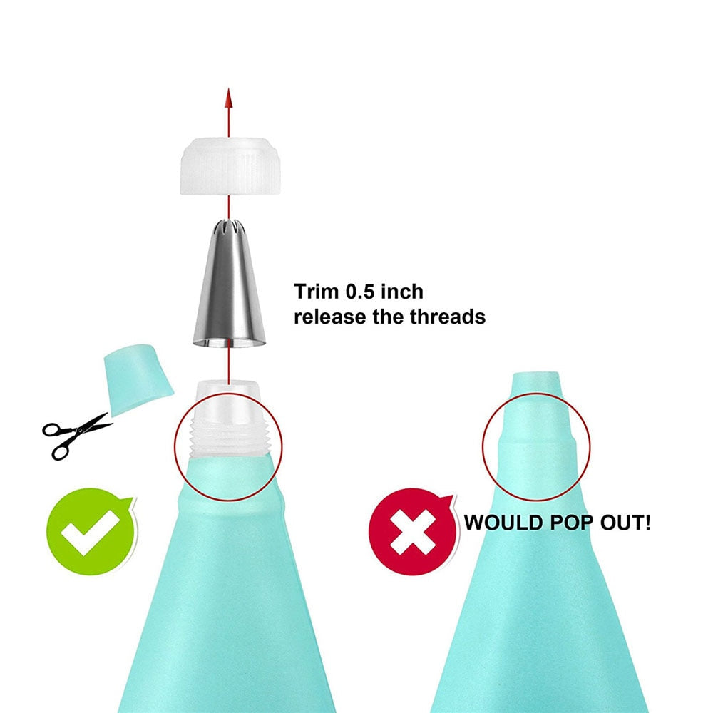 Taart Versiering Spuitmond Set