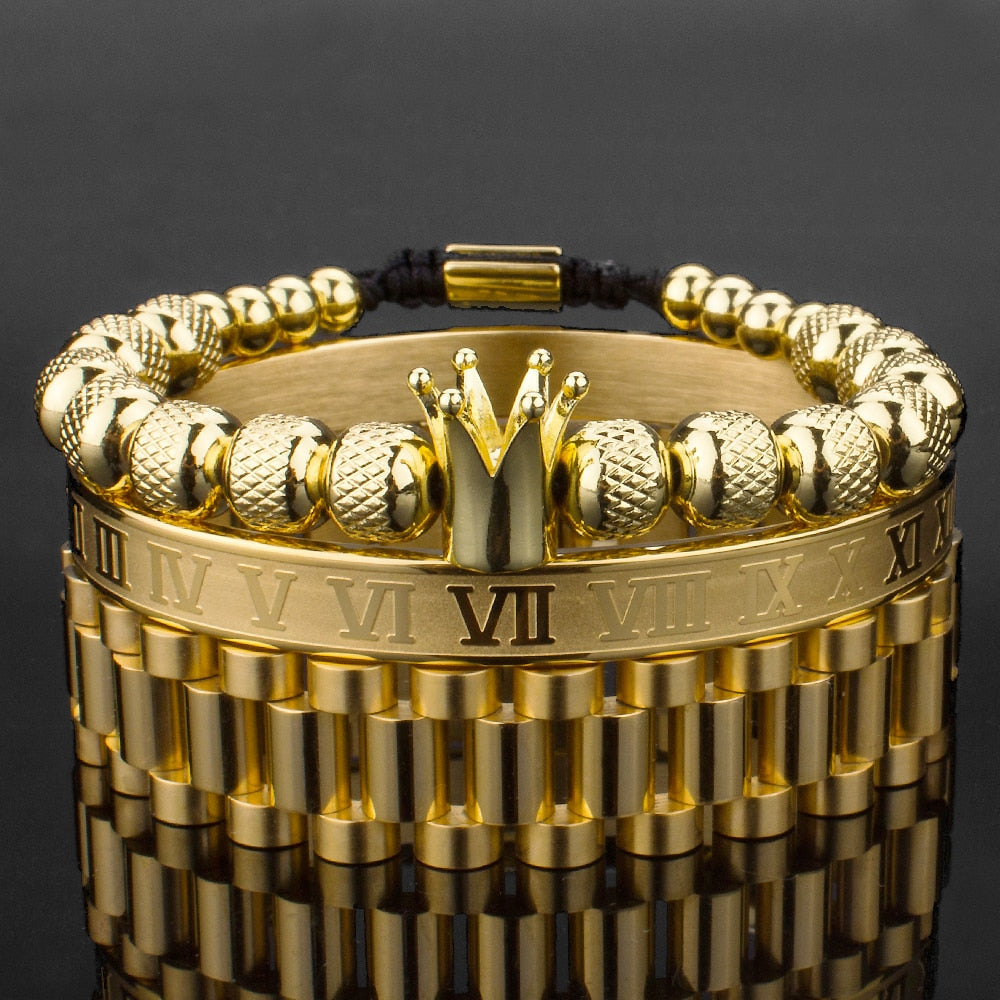 Luxe Kroon Armband Set