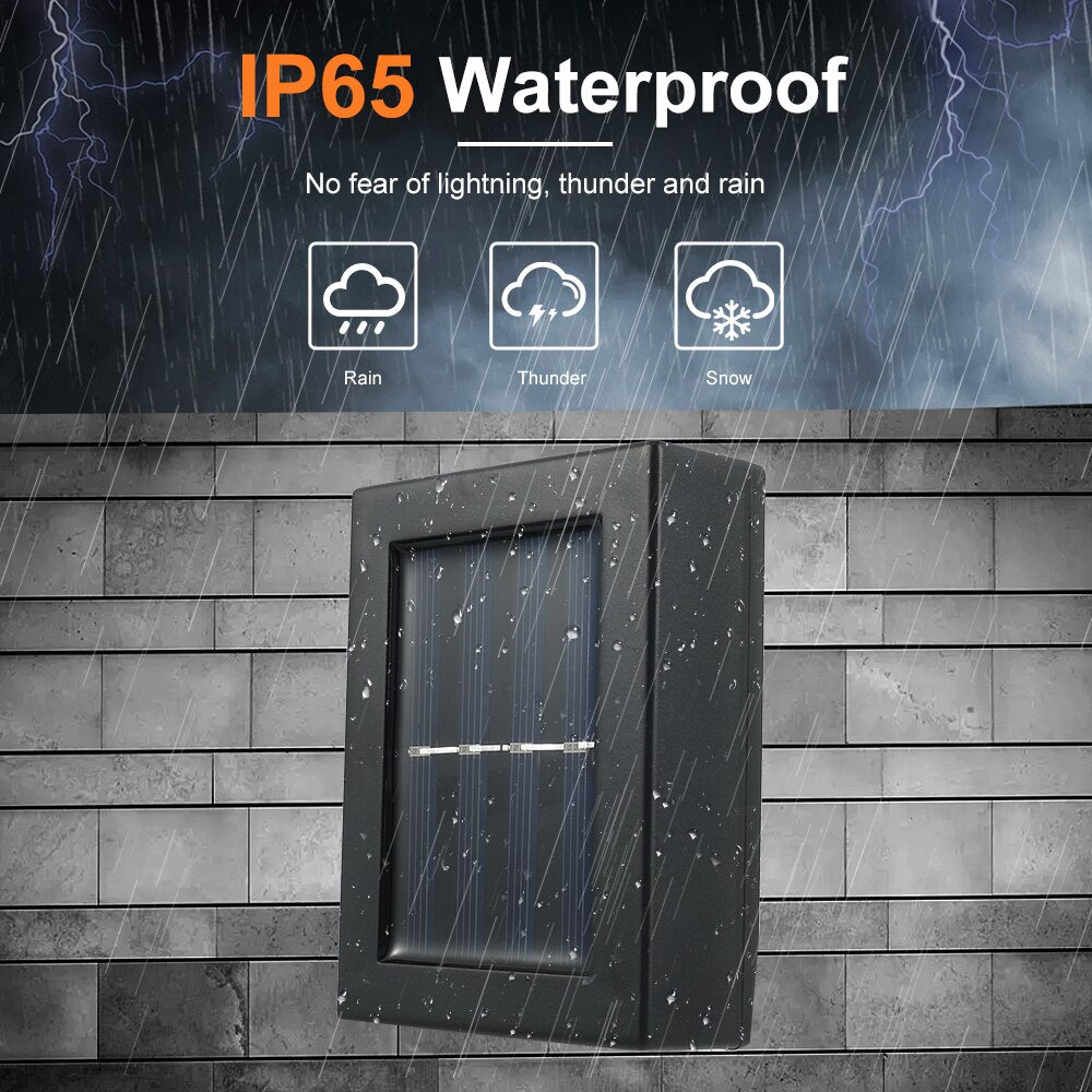 Zonne-aangedreven buiten Patio Wall Light