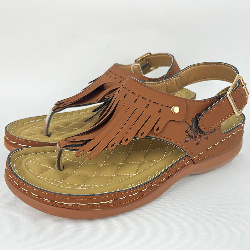 Strand Tassel Sandalen