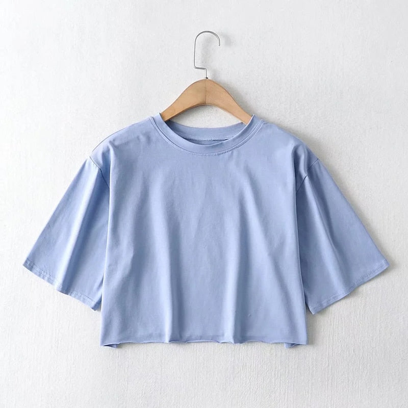 Losse korte top