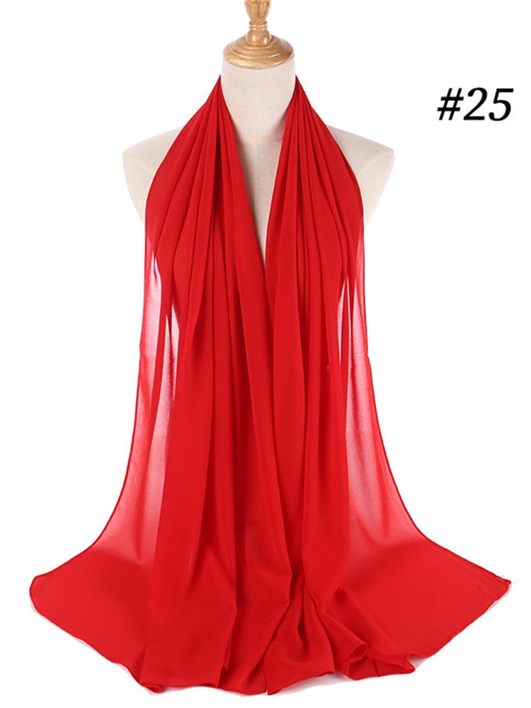 Chiffon Hijab Hoofdband