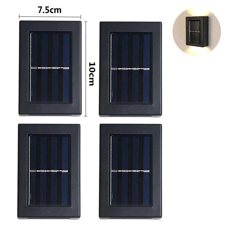 Zonne-aangedreven buiten Patio Wall Light