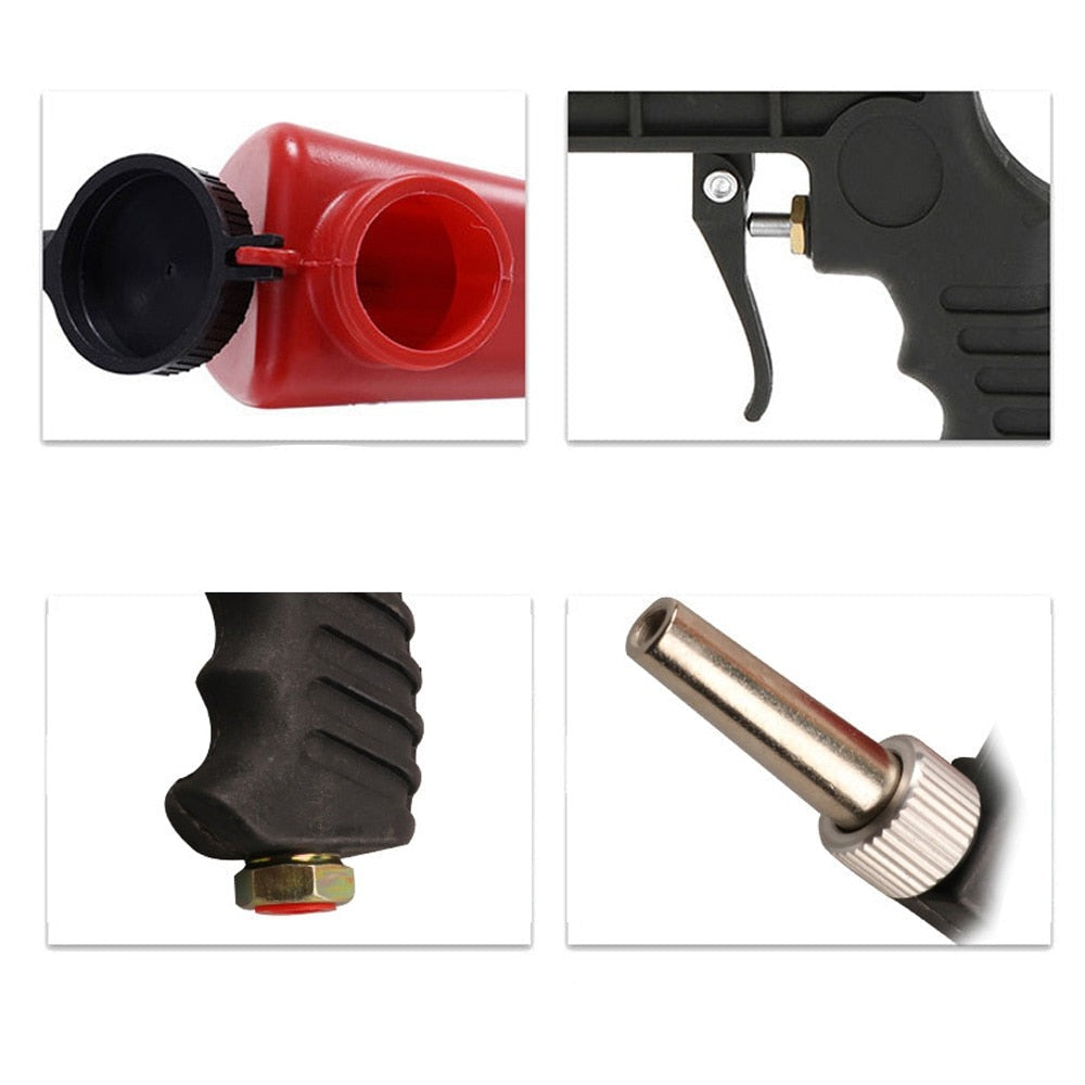 Draagbare zandstraler