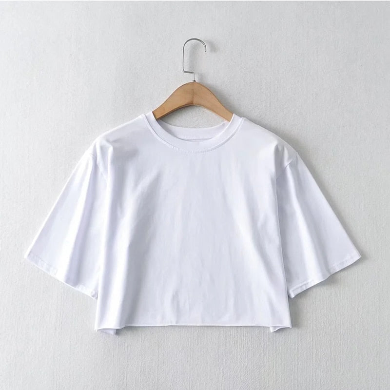 Losse korte top