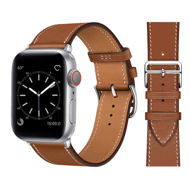 Apple Watch-riem van synthetisch leer