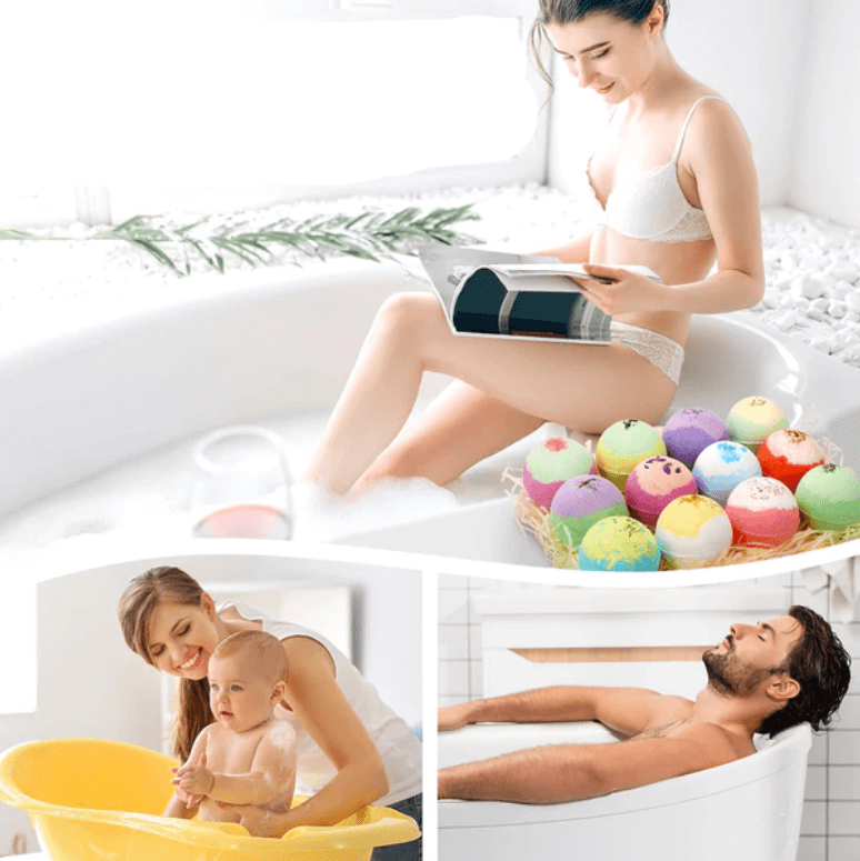 Bad bommen, pure natuurlijke essentiële oliën