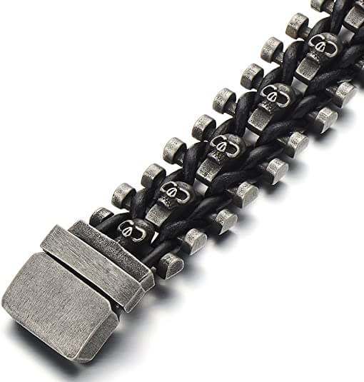 Skelet Biker's Armband