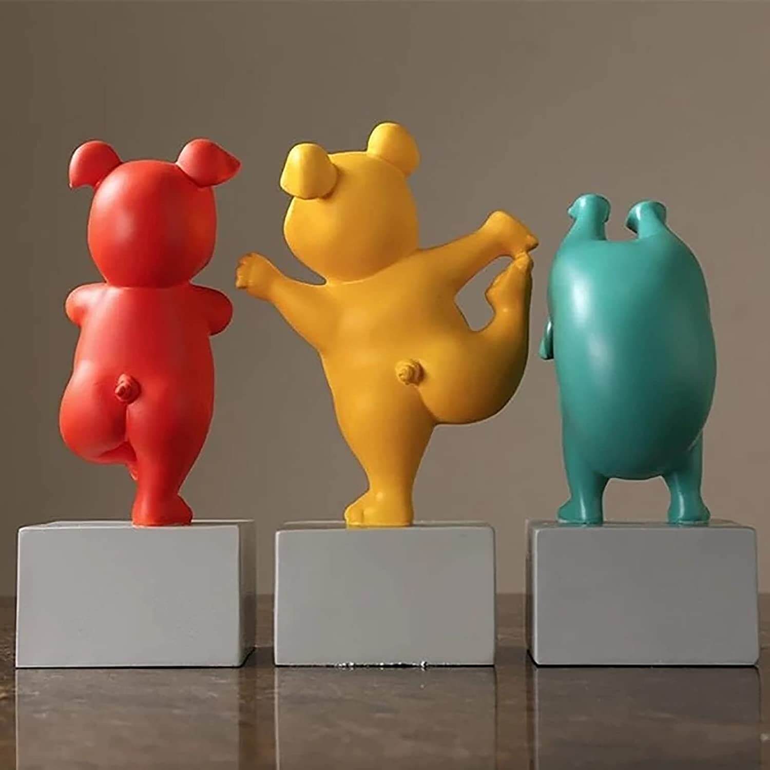 Yoga Bulldog Beeldje