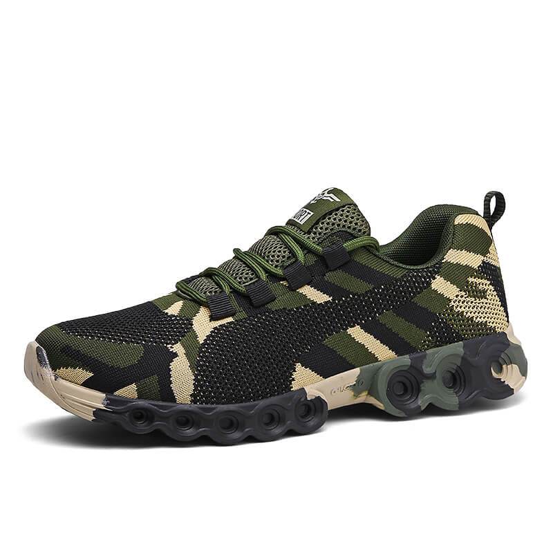 Camouflage Ademend Sneakers