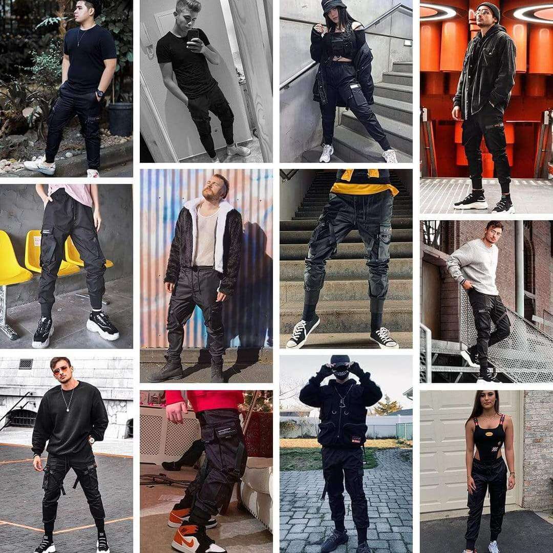 Multi-Pockets Hip Hop Cargo Broek