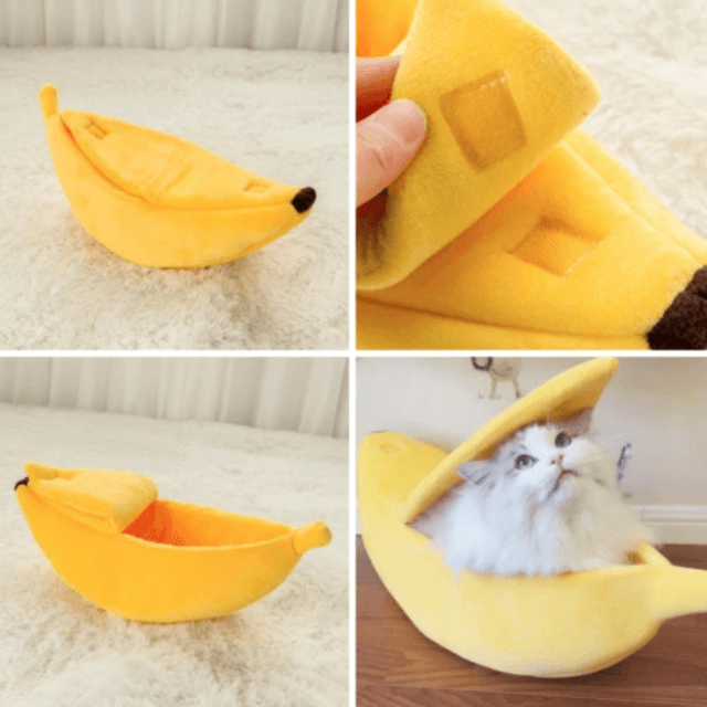 Grappig Bananen Kattenbed