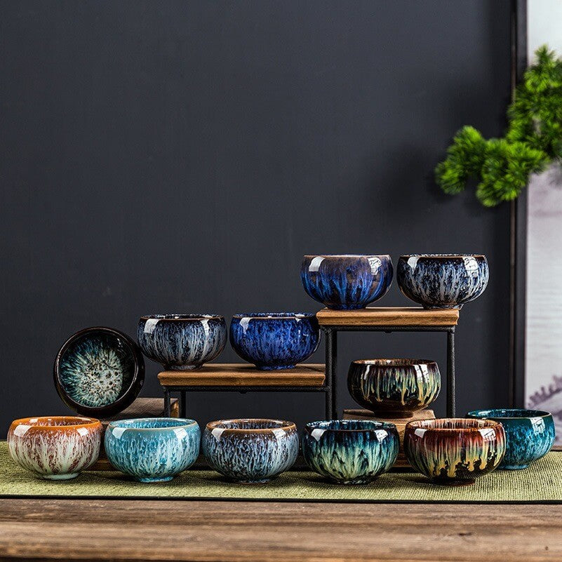 Keramische porseleinen theekop