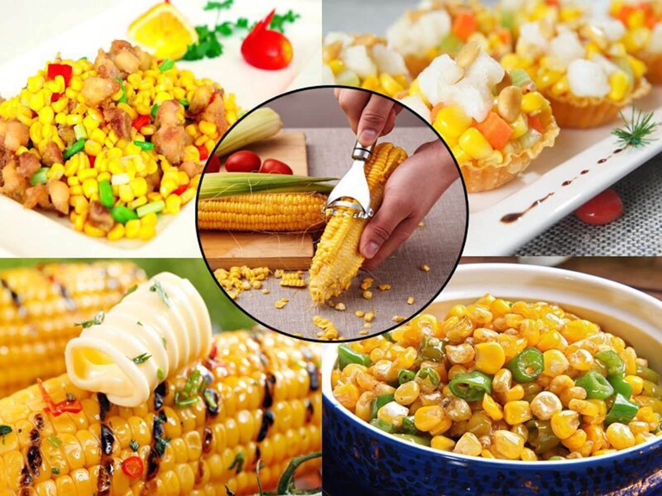 Roestvrijstalen maïschiller