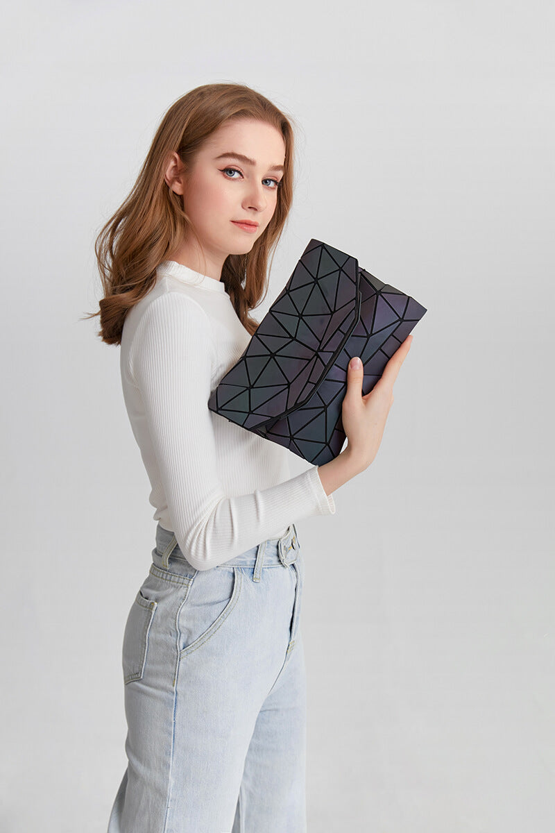 Geometrische Lichtgevende Crossbody Tas