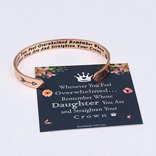 Onthoud wiens dochter je bent en zet je kroon recht | Armband