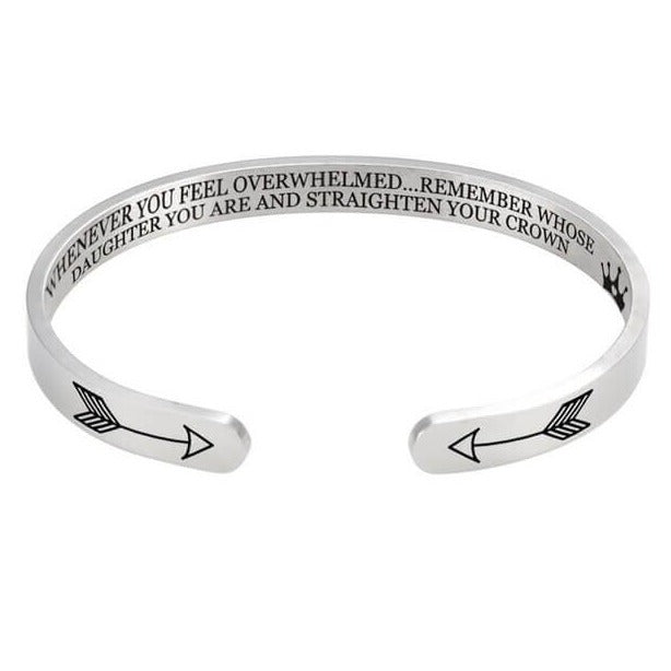 Onthoud wiens dochter je bent en zet je kroon recht | Armband