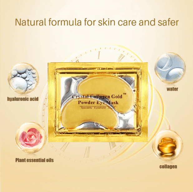 Goud Kristal Collageen Oogmasker