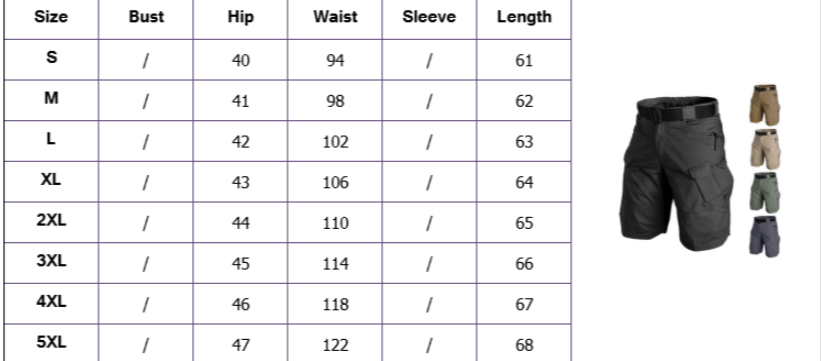 Waterdichte Tactische Korte Broek