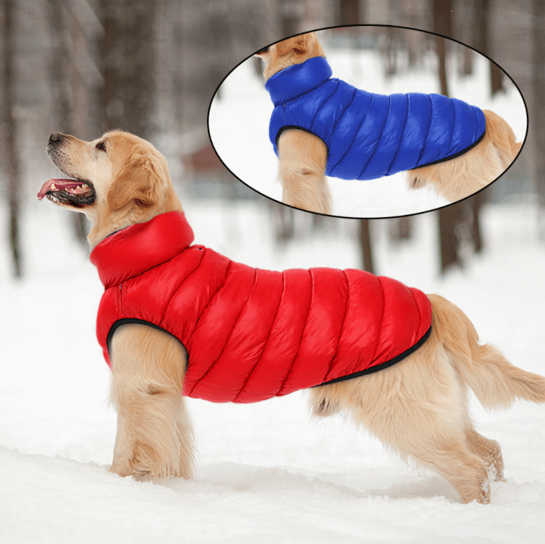 Omkeerbare Hond Puffer Jas