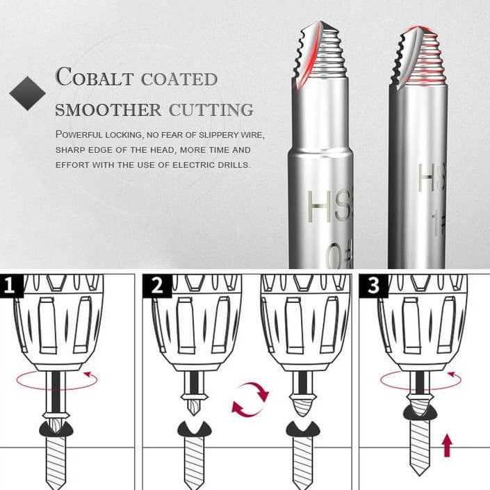 Beschadigde Schroeftrekker Met Dubbele Uiteinden | SET