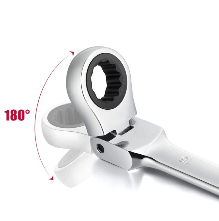 Buizen Ratelsleutel met Flexibele Kop