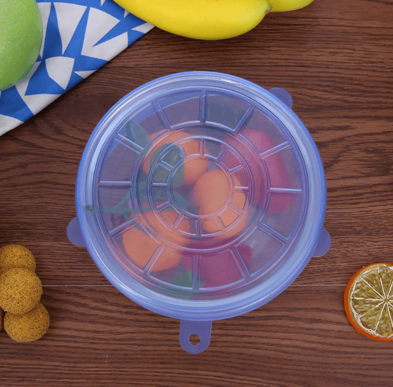 Herbruikbare Voedseldeksels (6 of 12 stuks set)